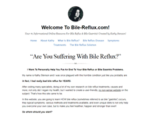 Tablet Screenshot of bile-reflux.com